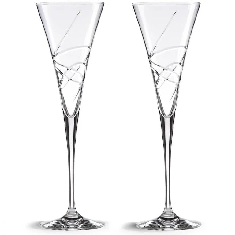 Crystal 2-Piece Toasting Flute Set