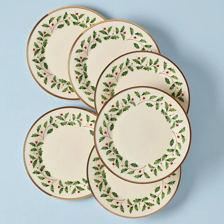 Astonishing Holiday Dinner Plate Set, Buy 3 Get 6
