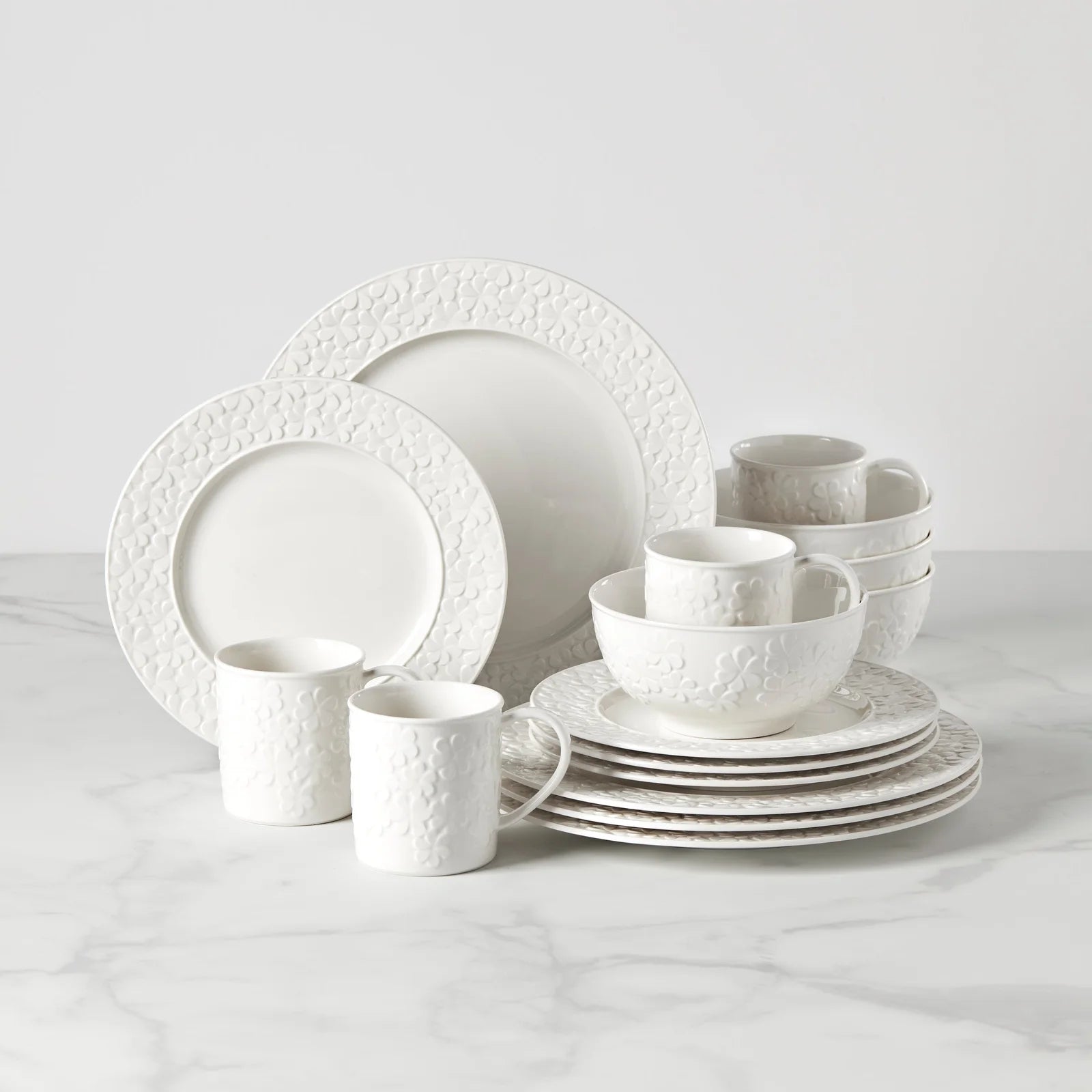 Blossom Lane 16-Piece Dinnerware Set